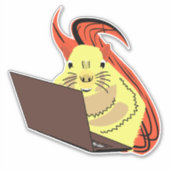 Naughty Squirrel #51 Sticker (Voorkant)