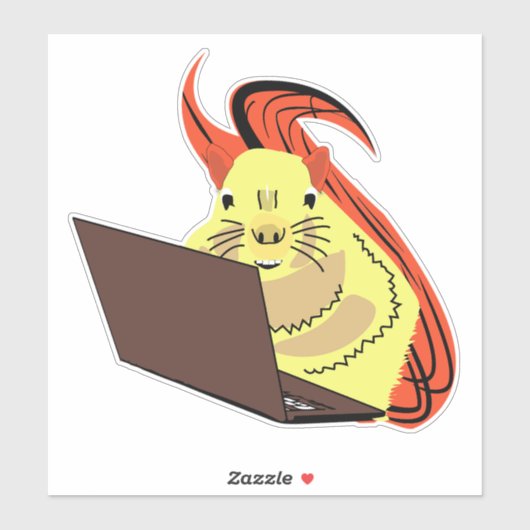 Naughty Squirrel #51 Sticker (Vel)