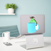 Naughty Squirrel #522 Sticker (Laptop op bureau)