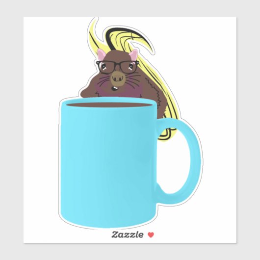 Naughty Squirrel #524 Sticker (Vel)