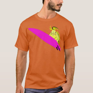 Naughty Squirrel 527 Surfing T-shirt