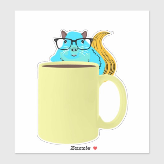 Naughty Squirrel #529 Sticker (Vel)