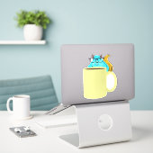 Naughty Squirrel #529 Sticker (Laptop op bureau)