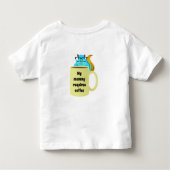 Naughty Squirrel #529 Toddler Kinder Shirts (Achterkant)