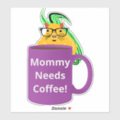 Naughty Squirrel #530 Coffee Cup Sticker (Vel)