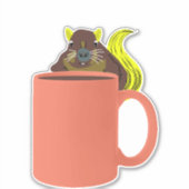 Naughty Squirrel #538 Sticker (Voorkant)