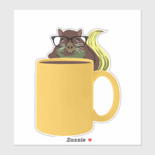 Naughty Squirrel #551 Sticker