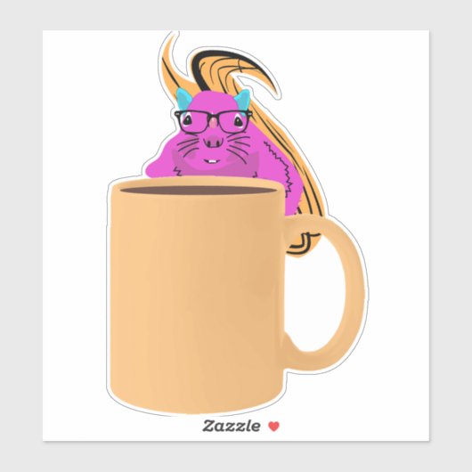 Naughty Squirrel #559 Sticker (Vel)