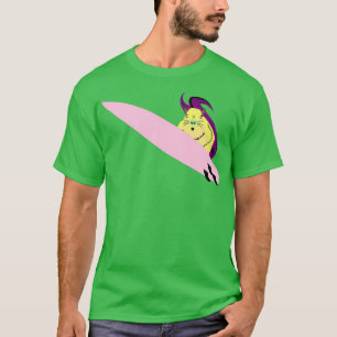 Naughty Squirrel 579 Surfing T-shirt