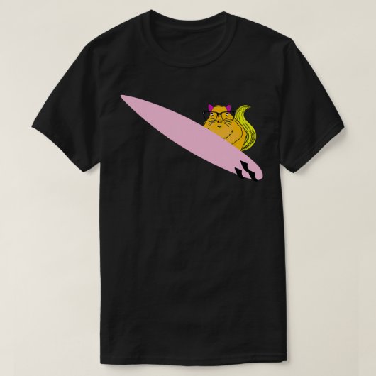 Naughty Squirrel 607 Surfing T-shirt (Design voorkant)