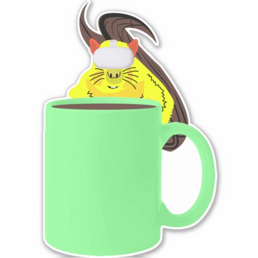 Naughty Squirrel #620 Sticker (Voorkant)