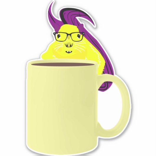 Naughty Squirrel #663 Sticker (Voorkant)