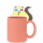 Naughty Squirrel #679 Sticker (Voorkant)