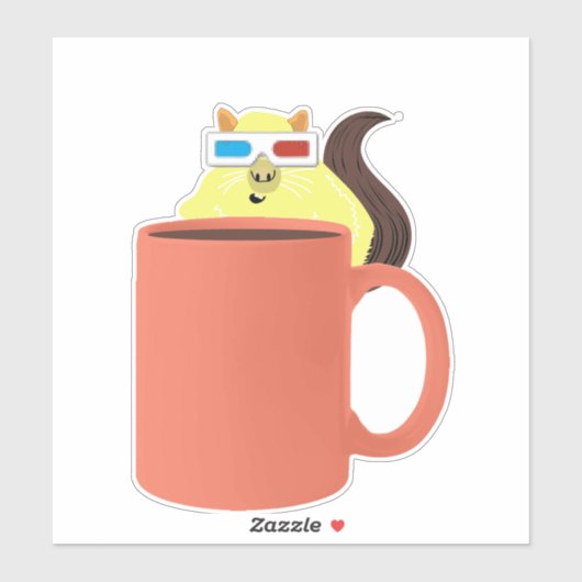 Naughty Squirrel #679 Sticker (Vel)