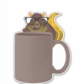 Naughty Squirrel #684 Sticker (Voorkant)