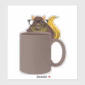 Naughty Squirrel #684 Sticker (Vel)