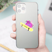 Naughty Squirrel #700 Brett Skateboarden Sticker (Telefoon)