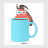 Naughty Squirrel #711 Sticker (Vel)