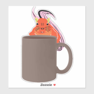 Naughty Squirrel #737 Sticker