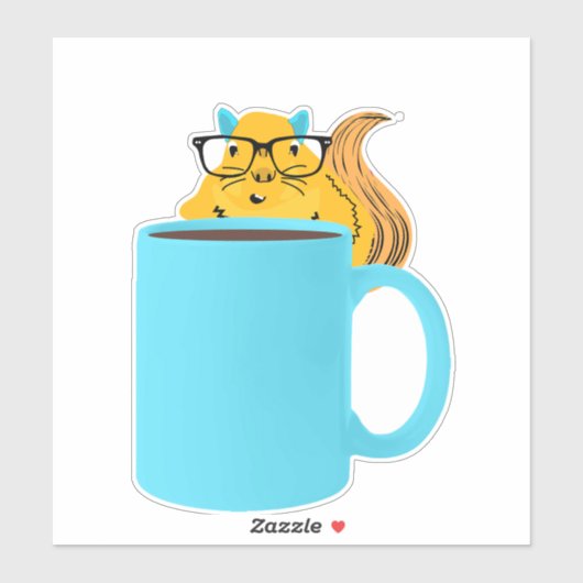 Naughty Squirrel #759 Sticker (Vel)