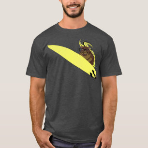 Naughty Squirrel 768 Surfing T-shirt
