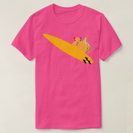 Naughty Squirrel 782 Surfing T-shirt (Design voorkant)