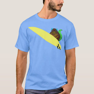 Naughty Squirrel 786 Surfing T-shirt