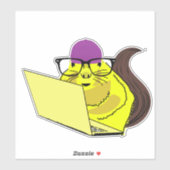 Naughty Squirrel #78 Sticker (Vel)