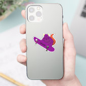 Naughty Squirrel #815 Brett Skateboarden Sticker (Telefoon)