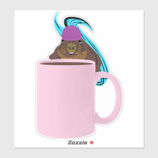 Naughty Squirrel #841 Sticker (Vel)