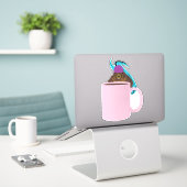 Naughty Squirrel #841 Sticker (Laptop op bureau)