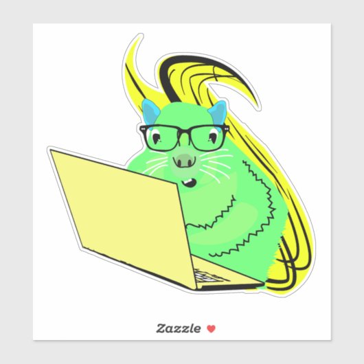 Naughty Squirrel #84 Sticker (Vel)