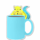 Naughty Squirrel #852 Sticker (Voorkant)