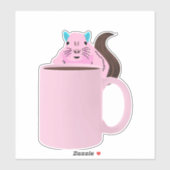 Naughty Squirrel #863 Sticker (Vel)