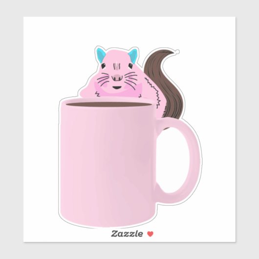 Naughty Squirrel #863 Sticker (Vel)