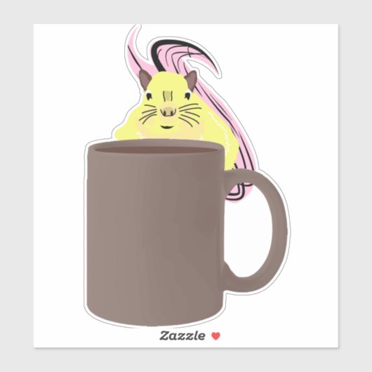 Naughty Squirrel #879 Sticker (Vel)