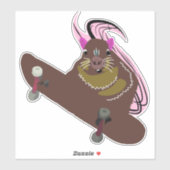 Naughty Squirrel #87 Sticker (Vel)
