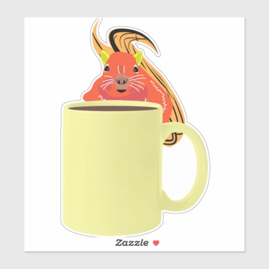 Naughty Squirrel #897 Sticker (Vel)