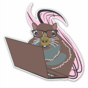 Naughty Squirrel #90 Sticker