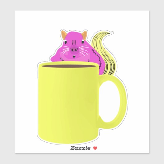 Naughty Squirrel #922 Sticker (Vel)