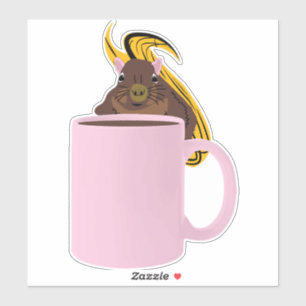 Naughty Squirrel #929 Sticker