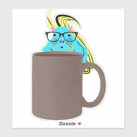 Naughty Squirrel #978 Sticker (Vel)