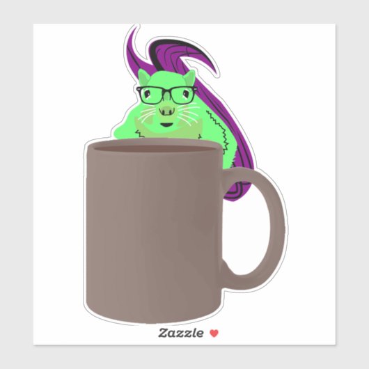 Naughty Squirrel #978 Sticker (Vel)