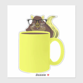 Naughty Squirrel #978 Sticker