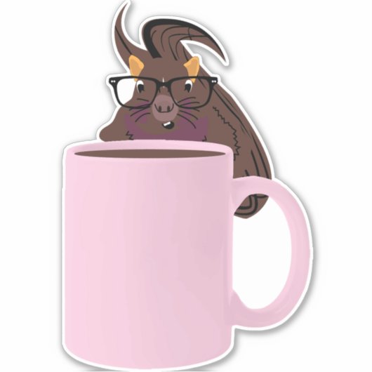 Naughty Squirrel #978 Sticker (Voorkant)