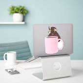 Naughty Squirrel #978 Sticker (Laptop op bureau)