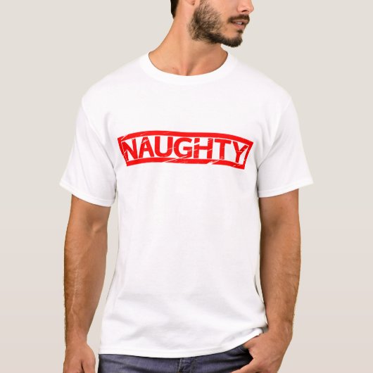 Naughty Stamp T-shirt (Voorkant)