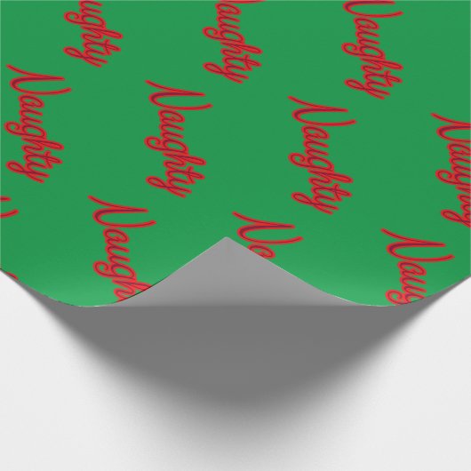 Naughty Text  Cadeaupapier (Hoek)