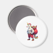 Naughty Unicorn Pun Funny Family Christmas Morning Magneet (Voorkant / Achterkant)