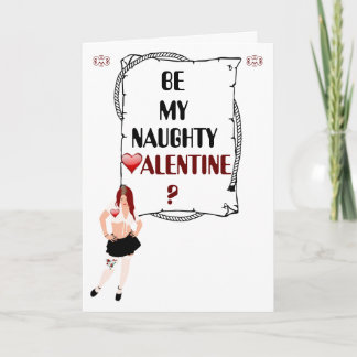 Naughty Valentijn Feestdagen Kaart
